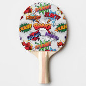 Superhero Bubble Pattern Tischtennis Schläger (Vorderseite)