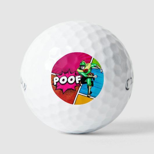 Superhero Callaway Supersoft Golf Balls Golfball (Vorderseite)
