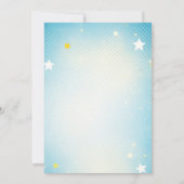 Superhero Cartoon Boy Birthday Party Einladung (Rückseite)