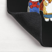 Superhero Cats Kitten Kitty Cats Lover Super Kitte Mousepad (Ecke)