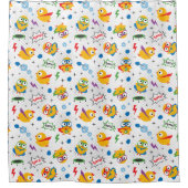 Superhero Chicken Duschvorhang (Vorderseite)