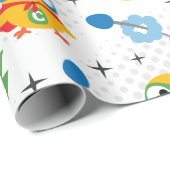 Superhero Chicken Geschenkpapier (Rolleneckpunkt)
