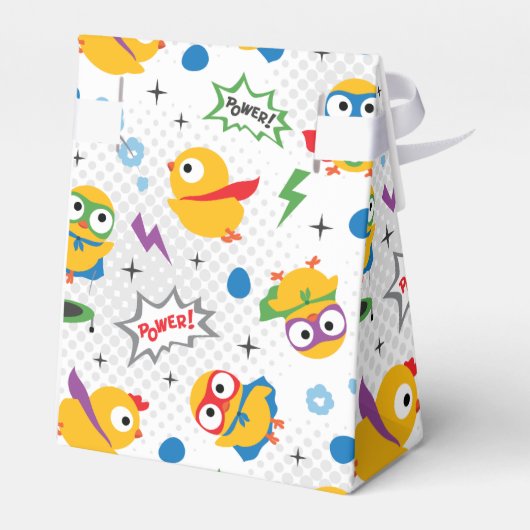 Superhero Chicken Geschenkschachtel (Rückseite)