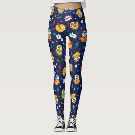 Superhero Chicken Leggings (Vorderseite)