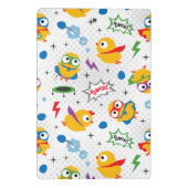 Superhero Chicken Mini Klemmbrett (Rückseite)