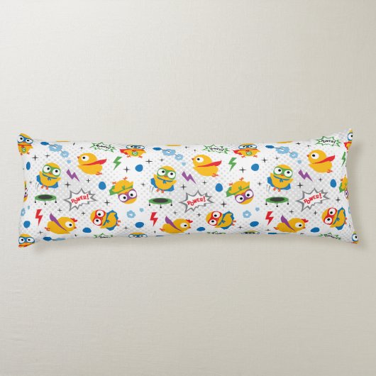 Superhero Chicken Seitenschläferkissen (Rückseite)