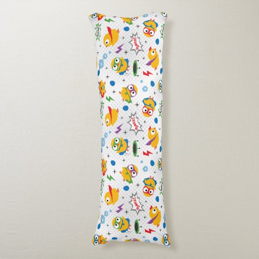 Superhero Chicken Seitenschläferkissen (Vorderseite Vertikal)