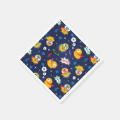 Superhero Chicken Serviette (Ecke)