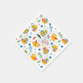Superhero Chicken Serviette (Ecke)