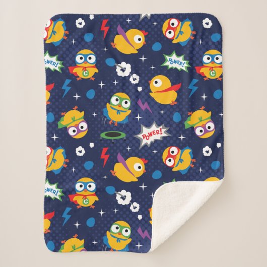 Superhero Chicken Sherpadecke (Vorderseite)