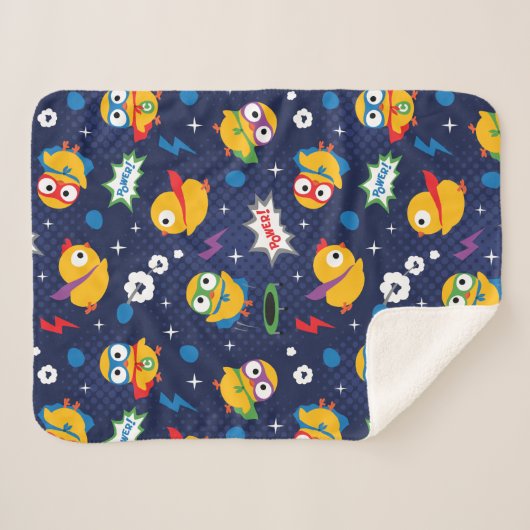 Superhero Chicken Sherpadecke (Vorderseite (Horizontal))