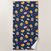 Superhero Chicken Strandtuch (Vorderseite)