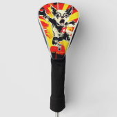 Superhero Chihuahua Dog 01 - Ignacio Richter Golf Headcover (Vorderseite)