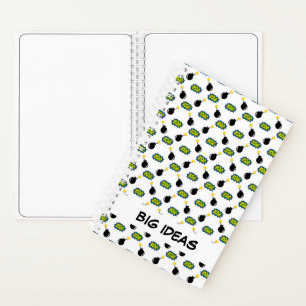 Superhero Comic Big Ideas Sketchbook Pow Boom Bam Notizblock