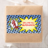 Superhero Comic Book Labels (Insitu)