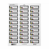 Superhero Comic Book Theme Adresse (Vorne)