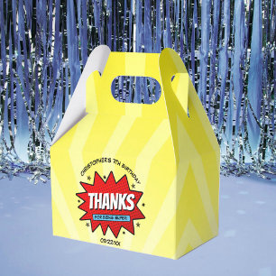 Superhero Comic buchen jedes Alter Geburtstag Geschenkschachtel