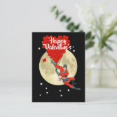 Superhero Comic bucht Kinder Valentinstag Ankündigungspostkarte (Stehend Vorderseite)