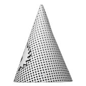 Superhero Comic Dot - Editable Age Speech Bubble Partyhütchen (Rechts)