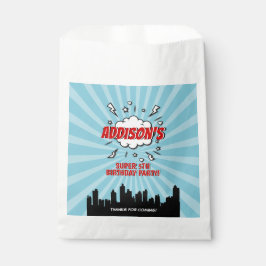 Superhero Comic Geburtstagsparty begünstigen Tasch Geschenktütchen