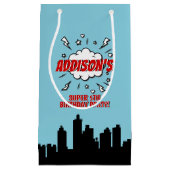 Superhero Comic Geburtstagsparty Geschenktasche Kleine Geschenktüte (Vorderseite)