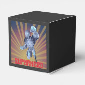 Superhero-Comic Geschenkschachtel (Rückseite)