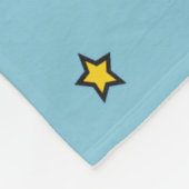 Superhero Comic Speech Bubble Boy Foto Fleecedecke (Ecke)