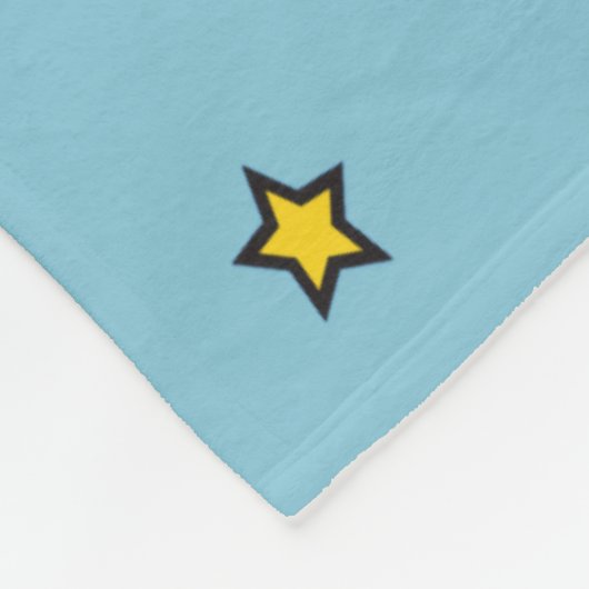 Superhero Comic Speech Bubble Boy Foto Fleecedecke (Ecke)