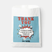 Superhero Comic Speech Bubble Geburtstag Vielen Da Geschenktütchen (Vorderseite)