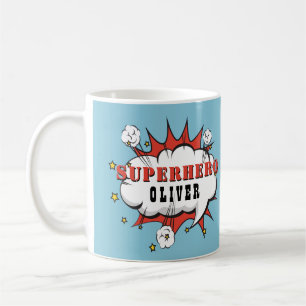 Superhero Comic Speech Cloud Boy Kaffeetasse