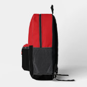 Superhero Comic Speech Cloud Boy Name Bedruckter Rucksack (Rechts)