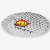 Superhero Comic Themed Paper Tellers - Pow Pappteller (Schrägansicht)