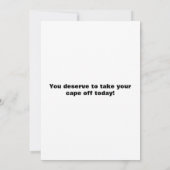 Superhero Comic zum Geburtstag Einladung (Rückseite)