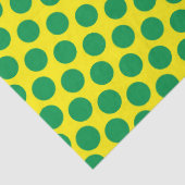 Superhero Comicen Gelbe Punkte Spaß Kinder Seidenpapier (Detail)