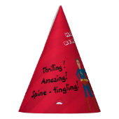 Superhero Custom Foto Geburtstag Partyhütchen (Links)