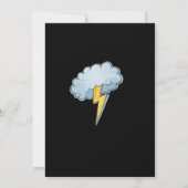 Superhero Dark City Gebäude Thema Kindergeburtstag Einladung (Rückseite)