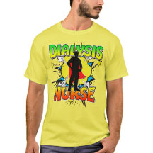 Superhero Dialysis Nurse Superheroes Tragen Scrubs