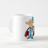 Superhero Doctor Coffee Tasse (Vorderseite Links)