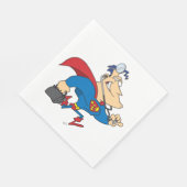 Superhero Doctor Paper Napkins Serviette (Ecke)