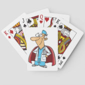 Superhero Doctor Spielkarten (Rückseite)