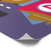 Superhero Dog Boys Kinderzimmer Room Poster (Ecke)