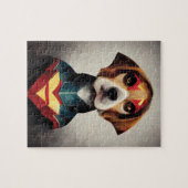 Superhero Dog Portrait | BEAGLE Puzzle (Horizontal)