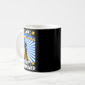 Superhero Down Syndrome Awareness Chromosome Super Kaffeetasse (Vorderseite Links)
