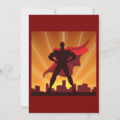 Superhero Einladung (Vorderseite)