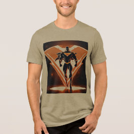 Superhero Emblem Tri-Blend-T - Shirt