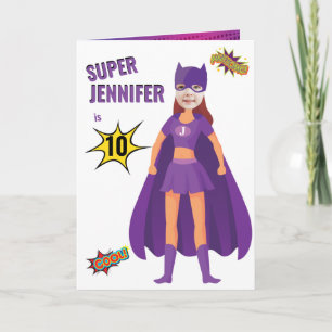 Superhero Fab Birthday Phantastisch Phantastisch Karte