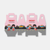 Superhero Favor Box (Kindergeburtstag-Gastgeschenk Geschenkschachtel (Ungefaltet)