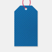 Superhero Favor Tags, gelb Geschenkanhänger (Rückseite)
