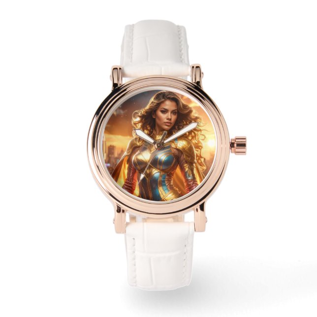 SUPERHERO - FEMALE SUPERHERO ARMBANDUHR (Vorderseite)
