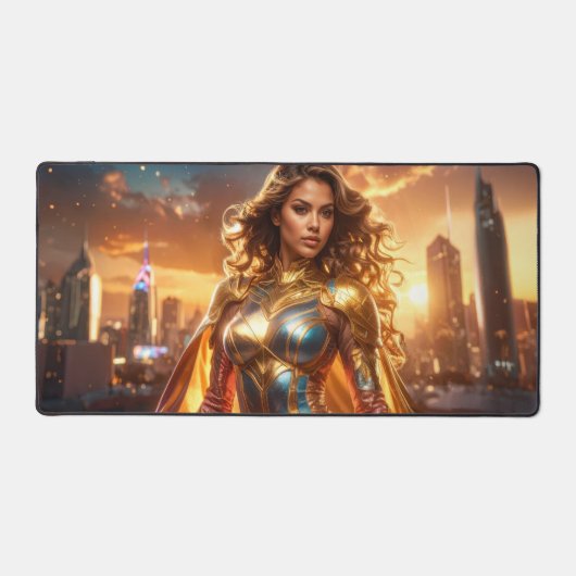 SUPERHERO - FEMALE SUPERHERO SCHREIBTISCHUNTERLAGE (Vorderseite)